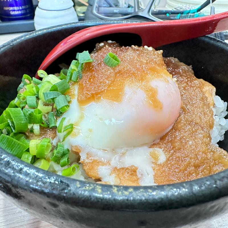 温玉と鶏(ラーメン専科 竹末食堂)