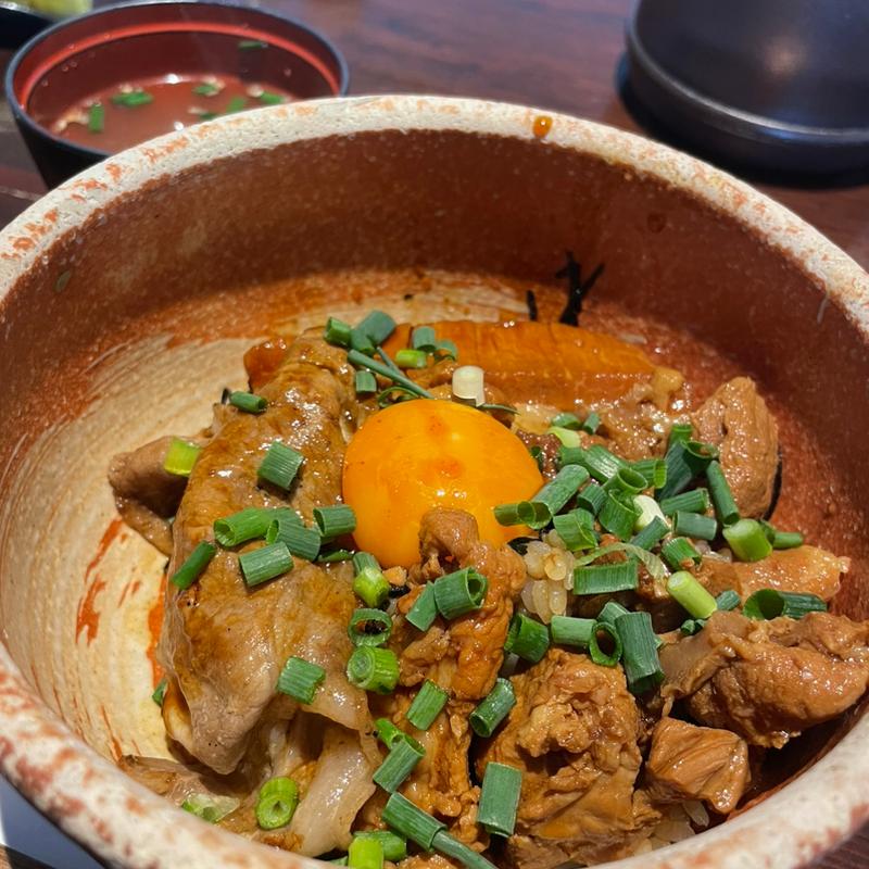 トリプルミックス丼 並(楽豚)