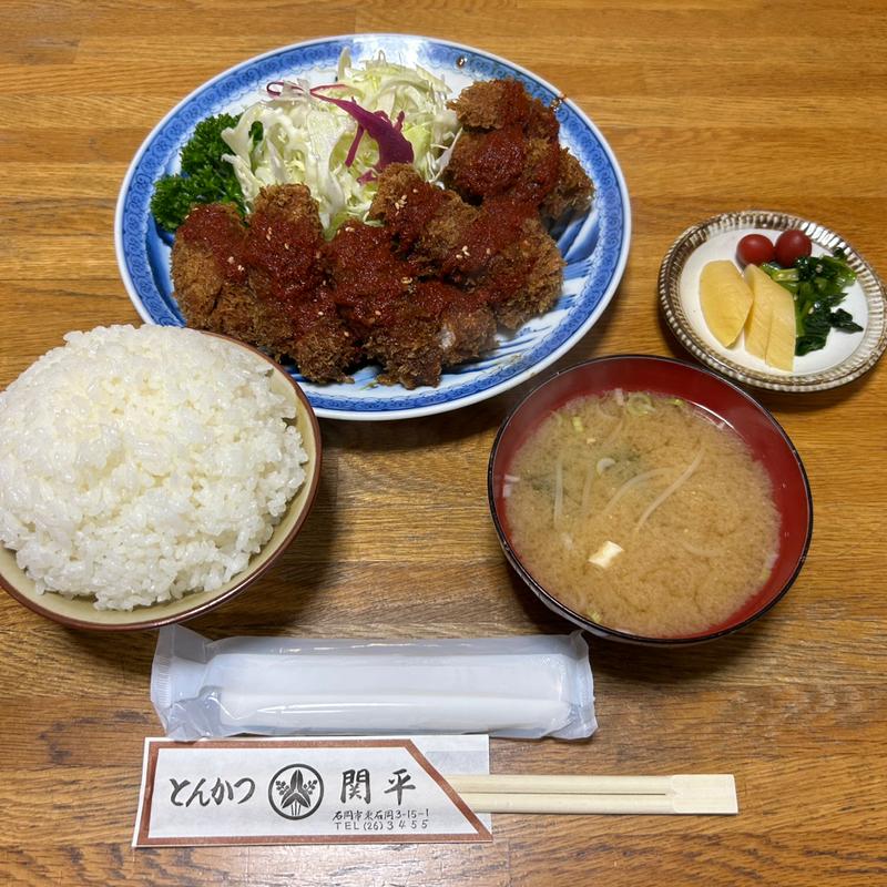 みそヒレ定食(とんかつ関平 （かんぺい）)
