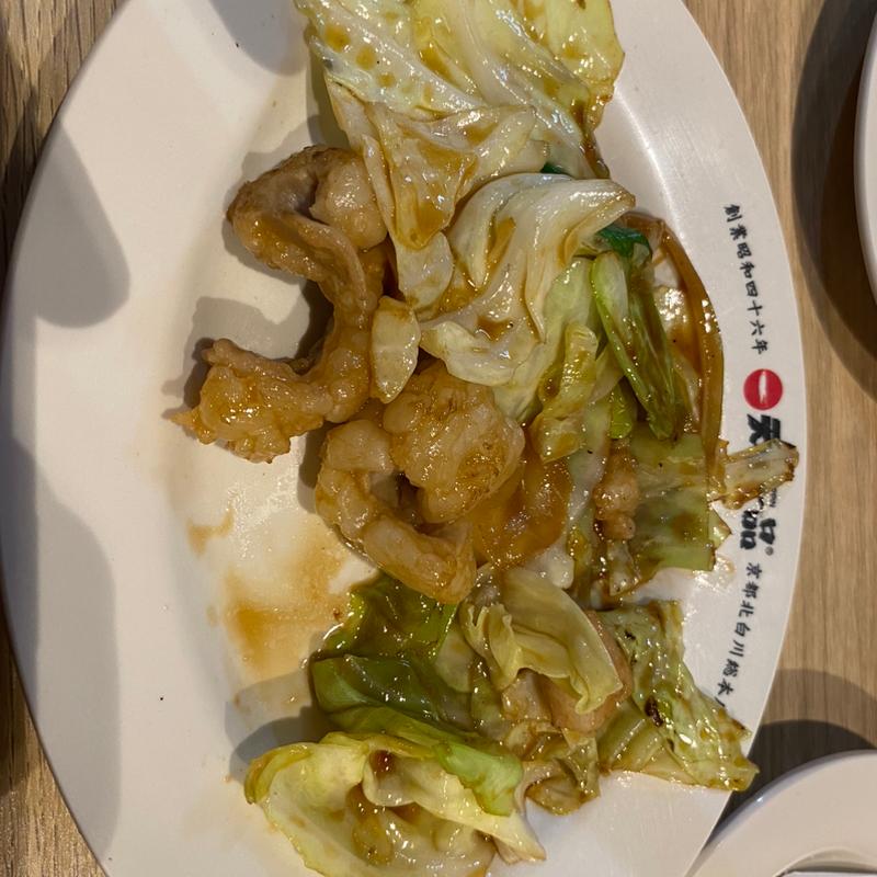 ホルモン野菜炒め(天下一品 高松西インター店)