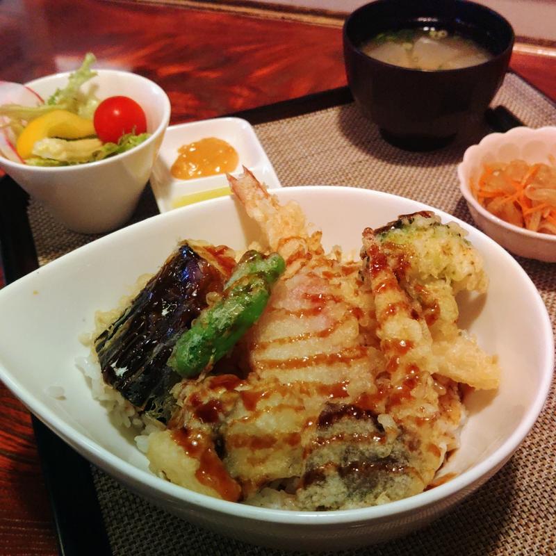 天狗こだわり天丼 醤油ダレ(天狗の宴前沢店)