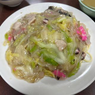 皿うどんセット(長崎飯店 高田馬場駅前店 （ナガサキハンテン）)