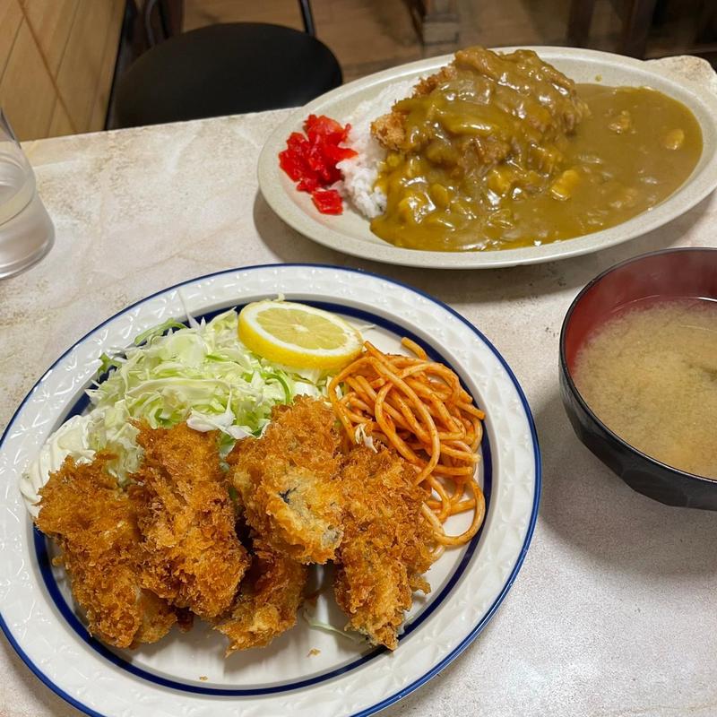 カキフライ カツカレー(キッチンタロー)