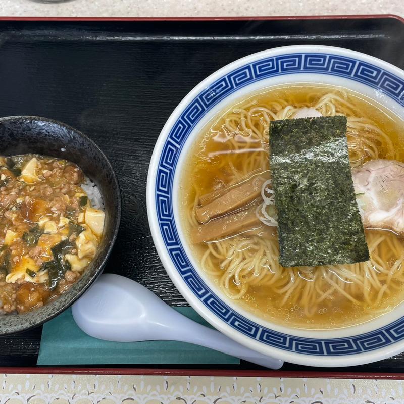 日替丼セット(中華そば あまの屋 )