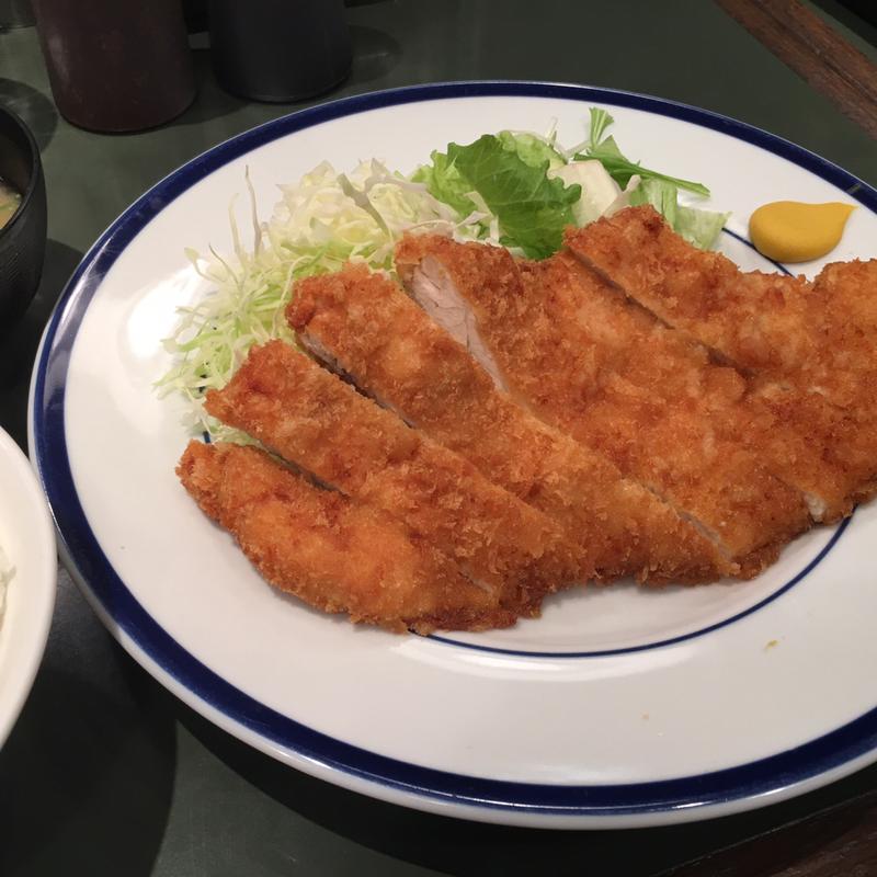 チキンわらじカツ定食(ダル食堂 堂島地下街店)