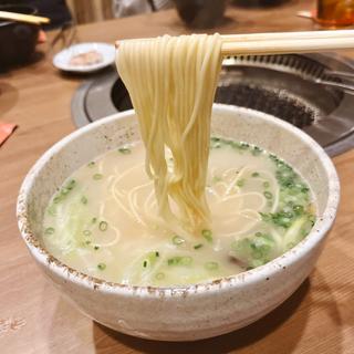 濃厚白湯拉麺(焼肉乙ちゃん 本店)