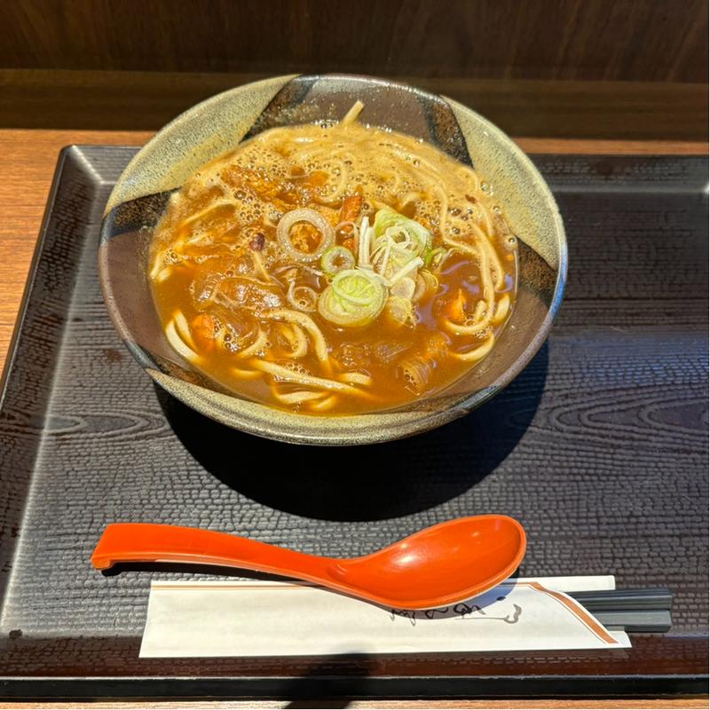 カレー南蛮そば(車や)