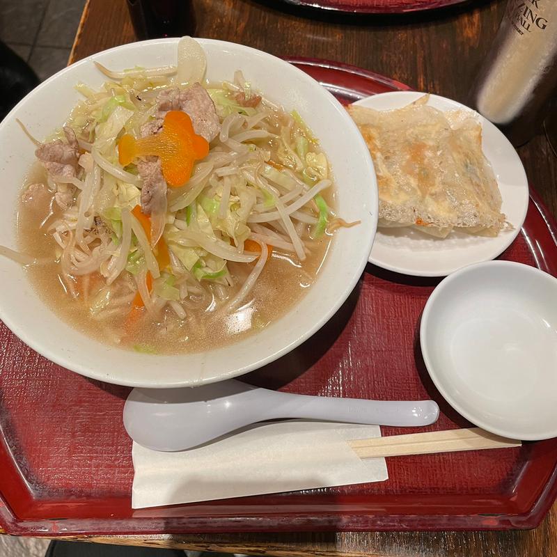タンメン餃子セット(餃子とタンメン 天)