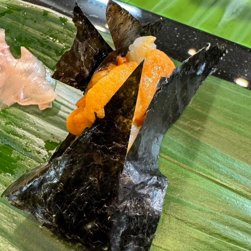 ウニ手巻き(サロックながた)