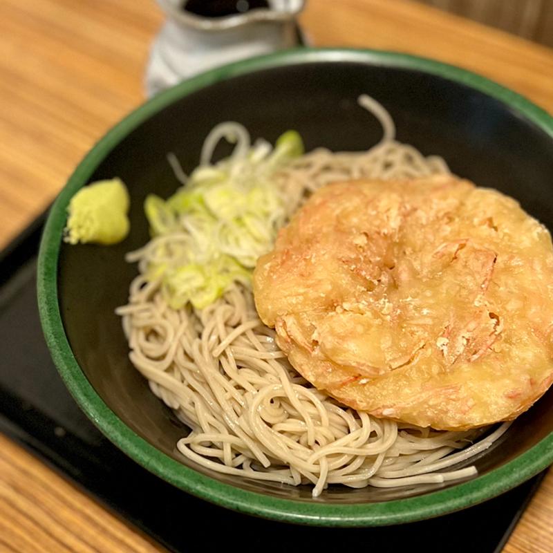 紅生姜天冷そば(そば処 はまなす)