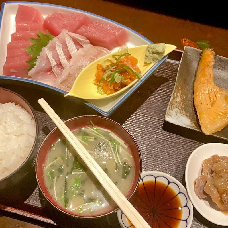 久ちゃんの刺身御膳(さかなや久)