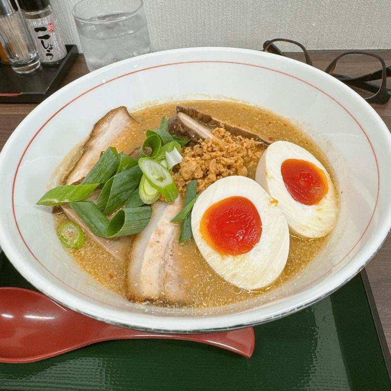 味噌ラーメン　肉増し+味玉(中華そば まる乃)