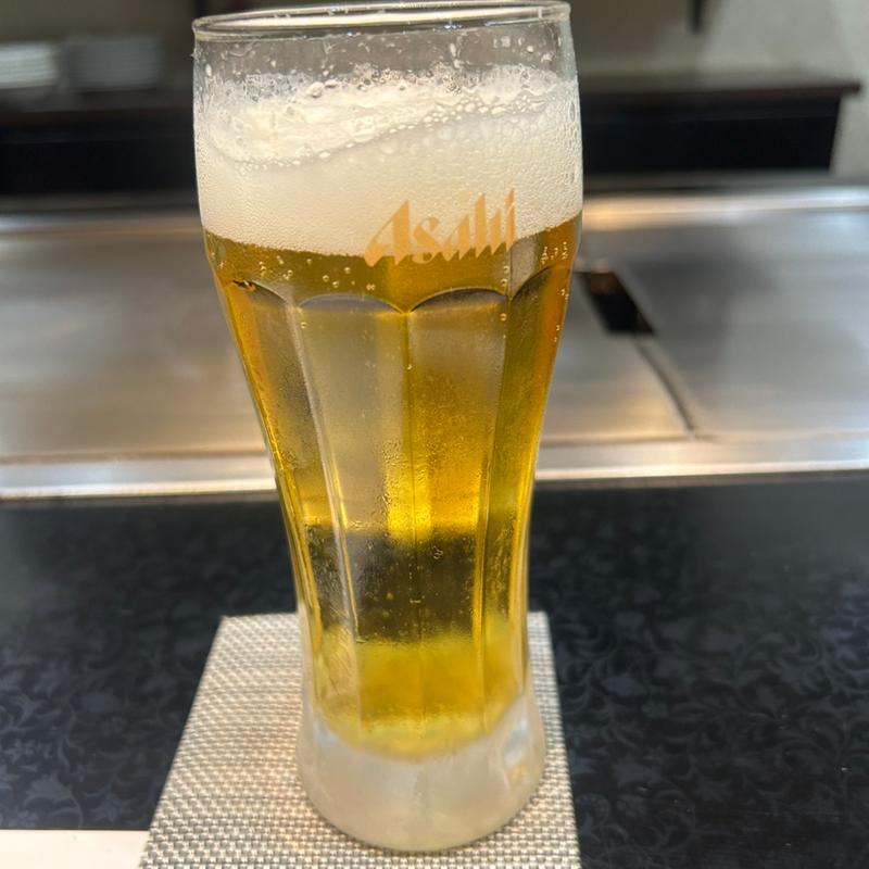生ビール(鉄板焼ステーキ　巨匠)