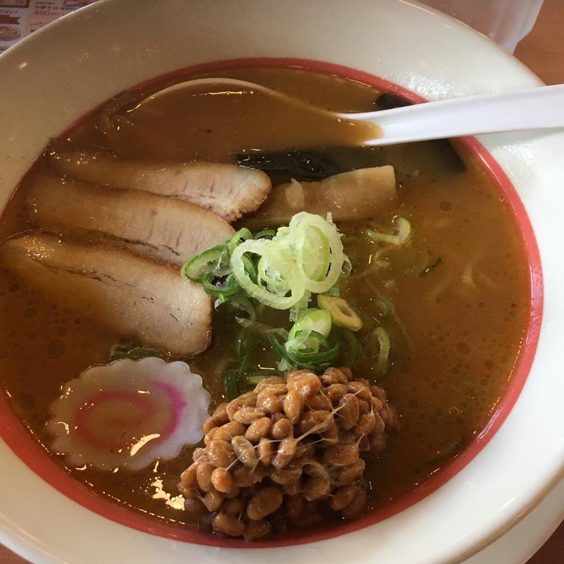 納豆ラーメン(幸楽苑 沼津西沢田店 )