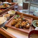 大海老フライと宮崎県ブランドポークのフライ定食