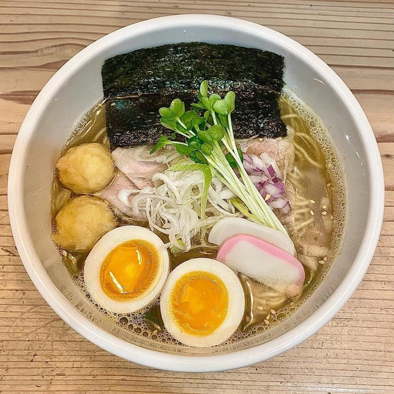 伊勢海老のお出汁の塩そば(五弦屋)