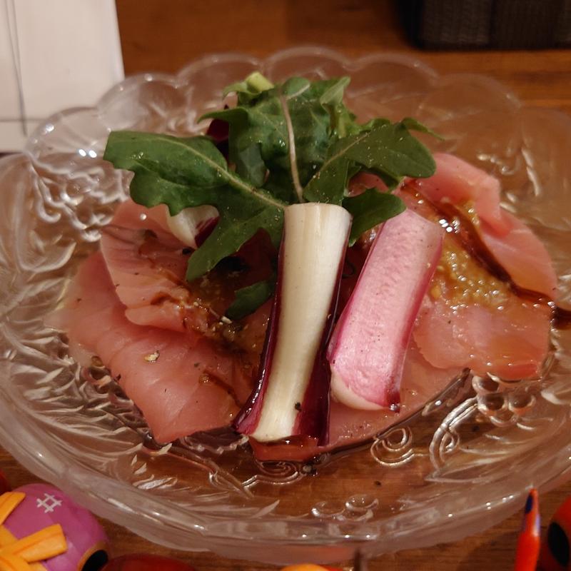 マグロのカルパッチョ(Piccolo Bar Tigre （ティグレ）)
