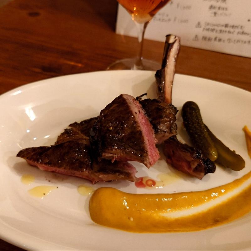 NZ子羊のグリル(Piccolo Bar Tigre （ティグレ）)