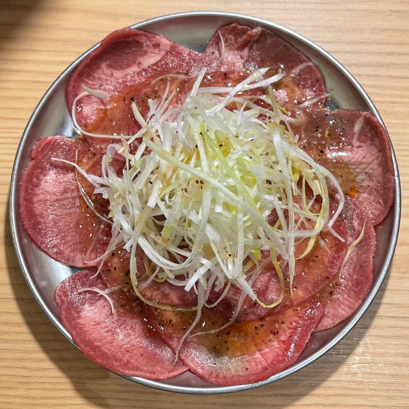 やみつきネギ塩牛タン(焼肉ホルモンまるよし精肉店 新福島店)