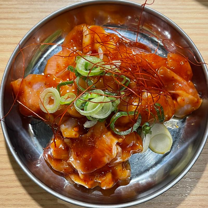 旨辛チキン(焼肉ホルモンまるよし精肉店 新福島店)