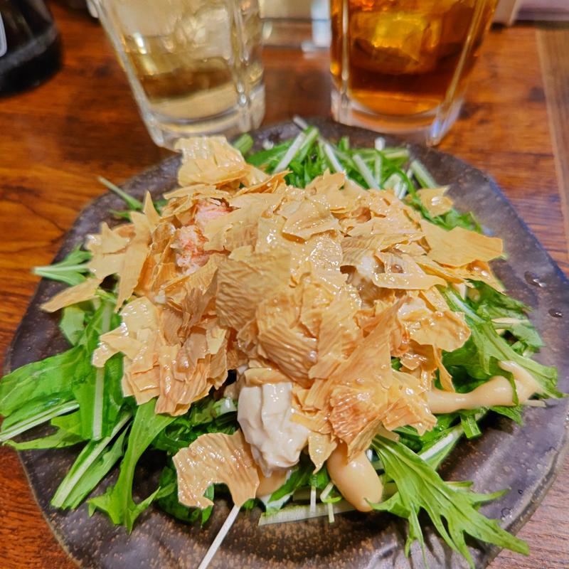 とろ湯葉と蟹のハリハリサラダ(のげちゃん)