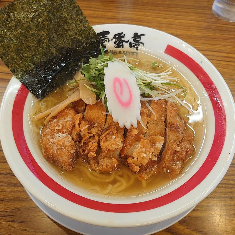 鶏パーコーラーメン(ラーメン屋 壱番亭 下妻店 （らーめんや いちばんてい）)