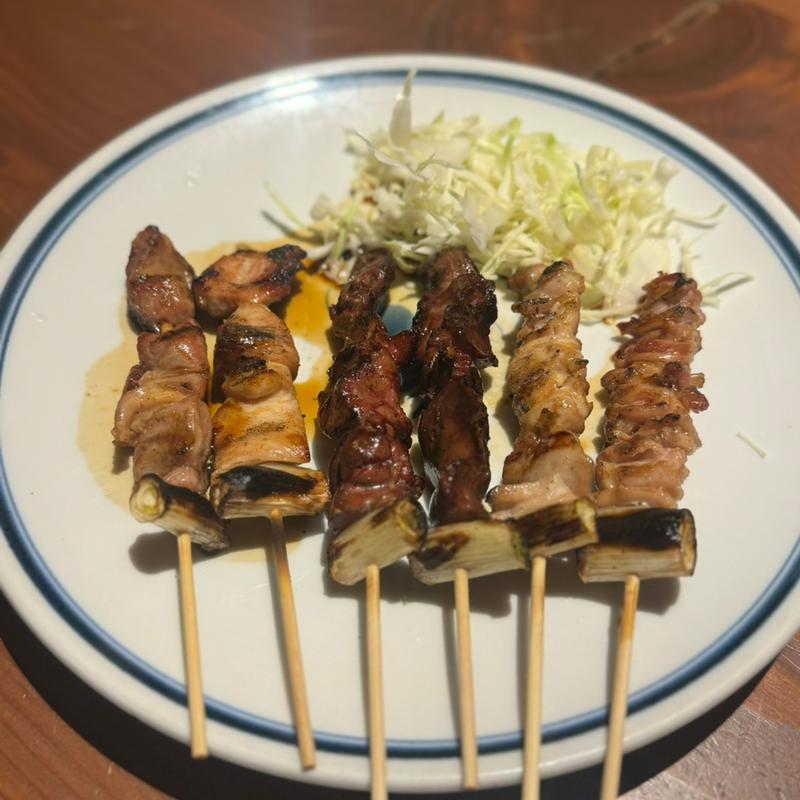 松山鶏と媛ポークの焼き鳥(助角  松山)
