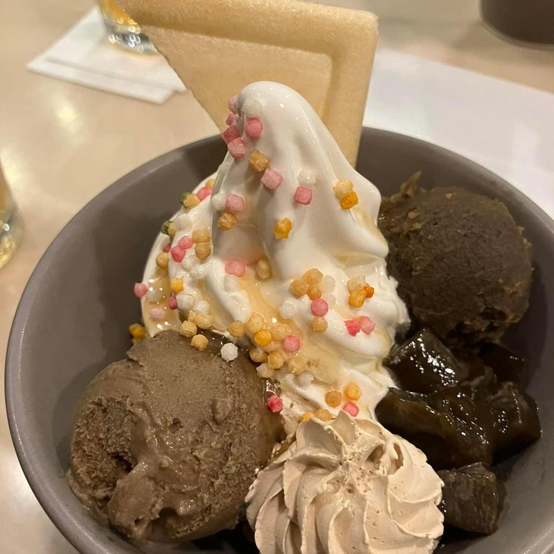 ほうじ茶パフェ(サンマルクカフェ 新宿アイランド店)