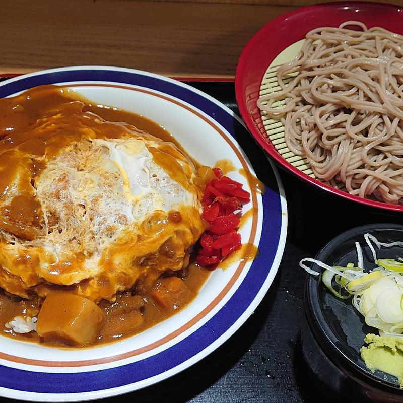 カレーカツ丼セット(名代 富士そば 大井町店 )
