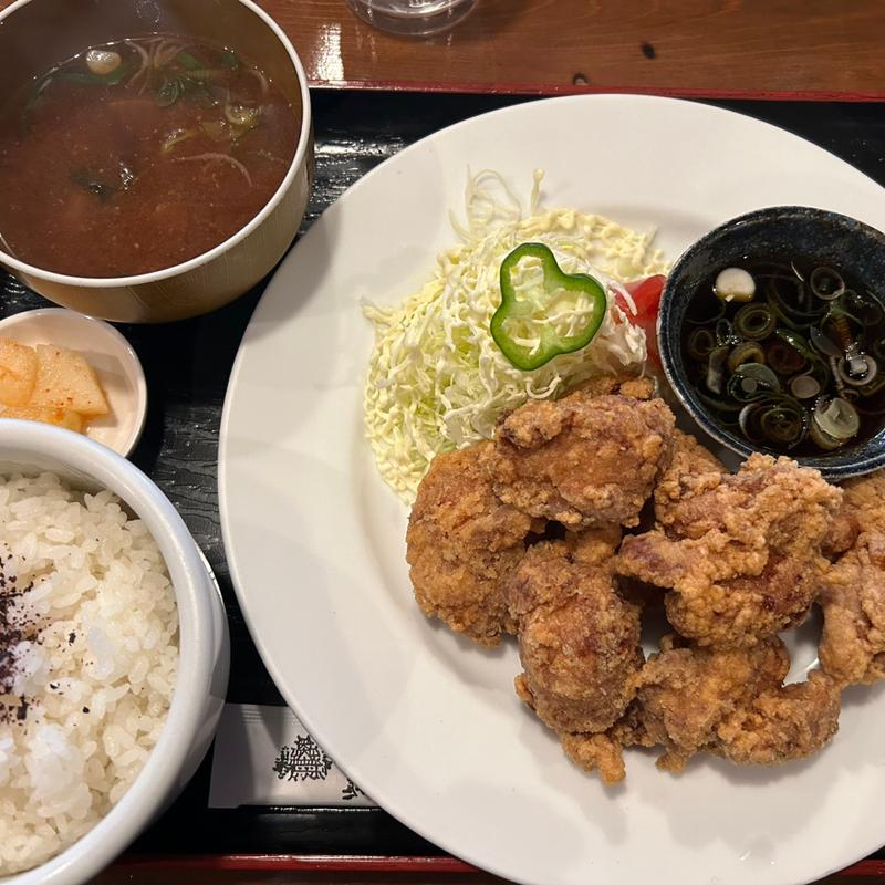 唐揚げ定食(雪村)