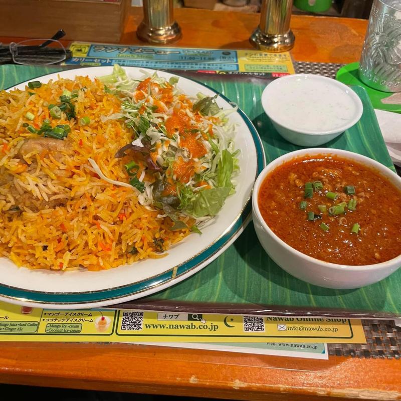 ビリヤニ キーマ辛口(ナワブ ビリヤニ ハウス)