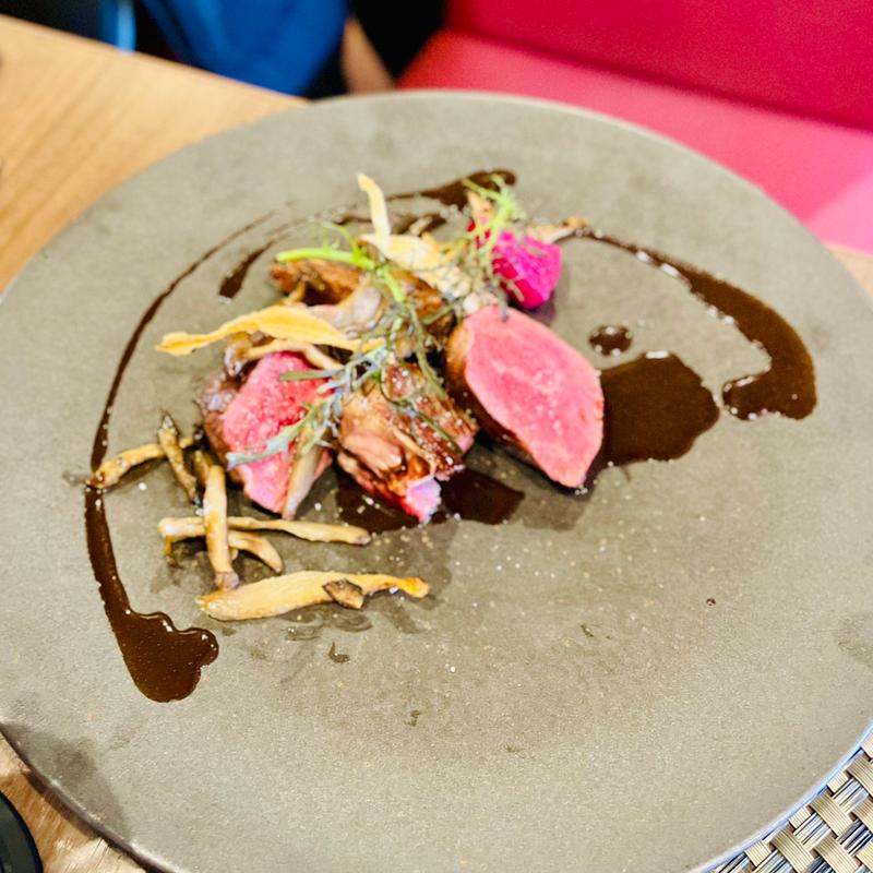 牛肉のロースト 不ノ子と牛蒡のソテー(フレンチ食堂 Mont-nord(モンノール) 小江戸川越)