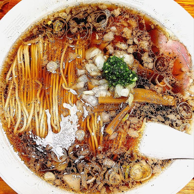 中華そば 大盛(麺220g) ニンニク(世田谷製麺所（2023年9月1日オープン予定）)