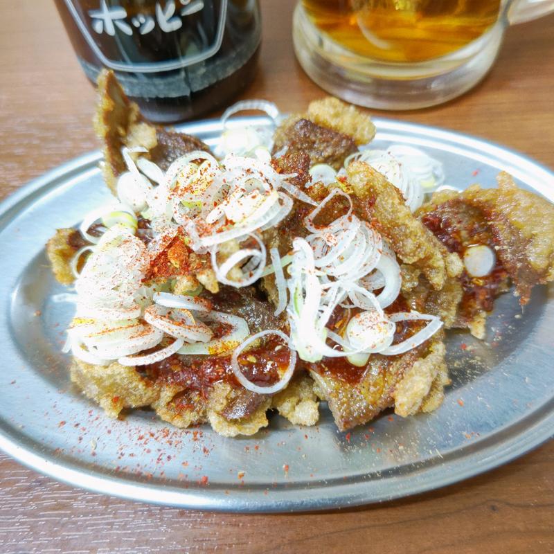 辛いレバカラ(大衆食堂2.0 とぽす)