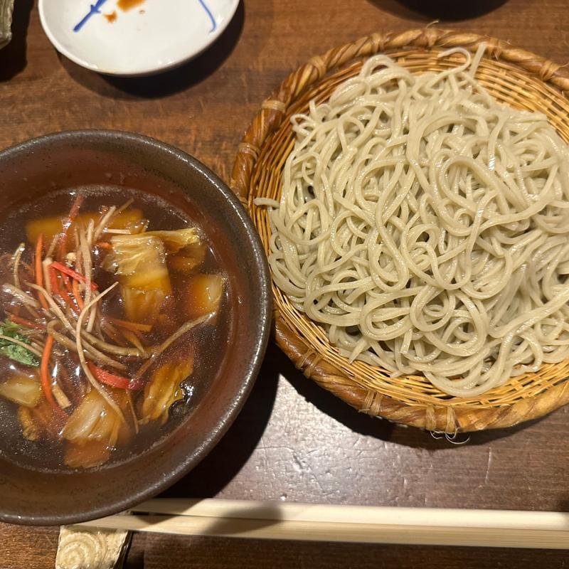 牡蠣の治部煮つけ汁蕎麦(馳走侘助 )