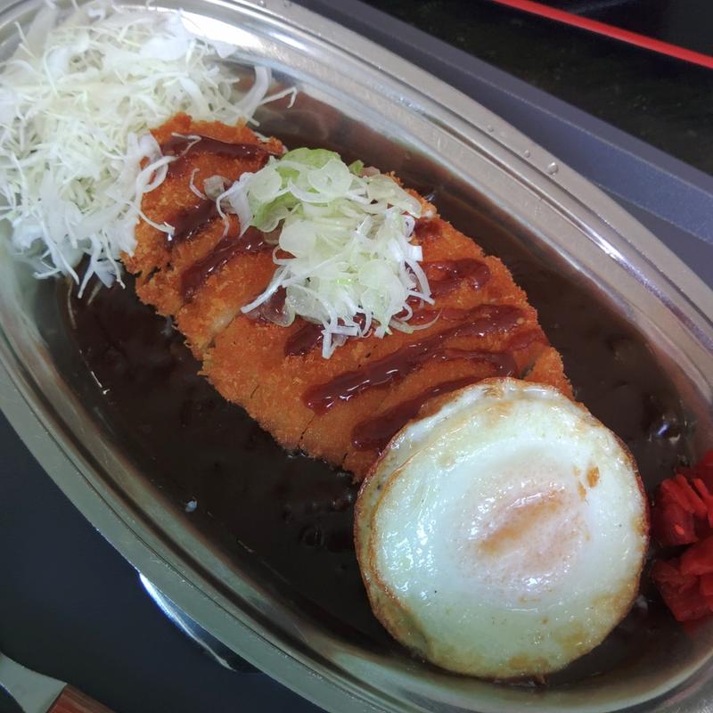 みそカツカレー　中(55カレー(秋田ふるさと村))