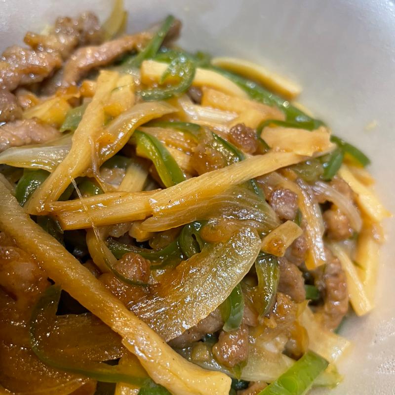 青椒肉絲(大阪王将 フレスポひばりが丘店)