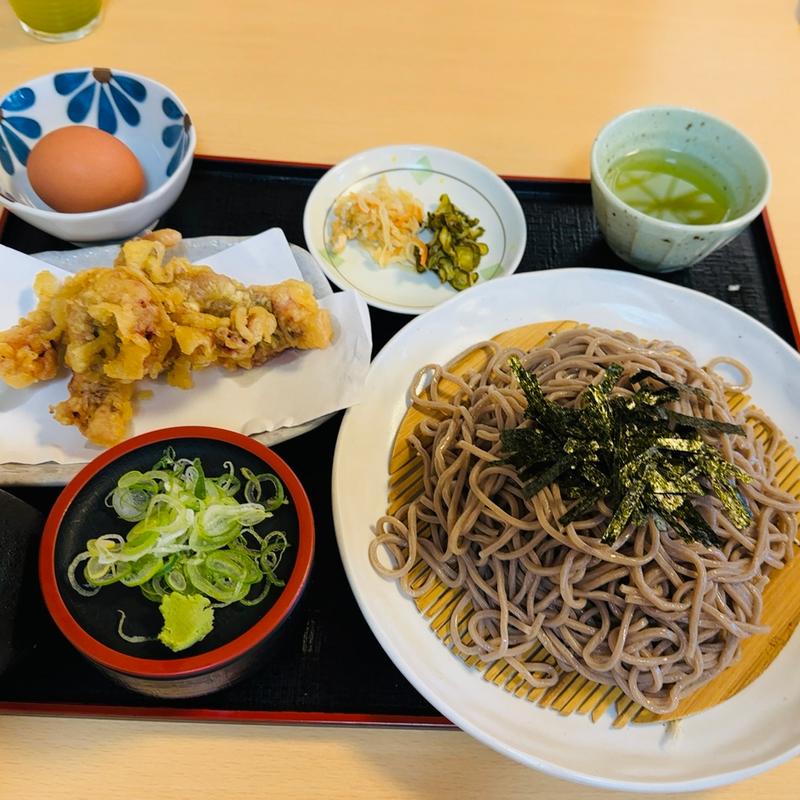 げそ天ざる(そば処吉亭 （よしてい）)