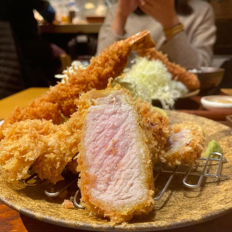 上ロース 海老フライ(とんかつ けい太)