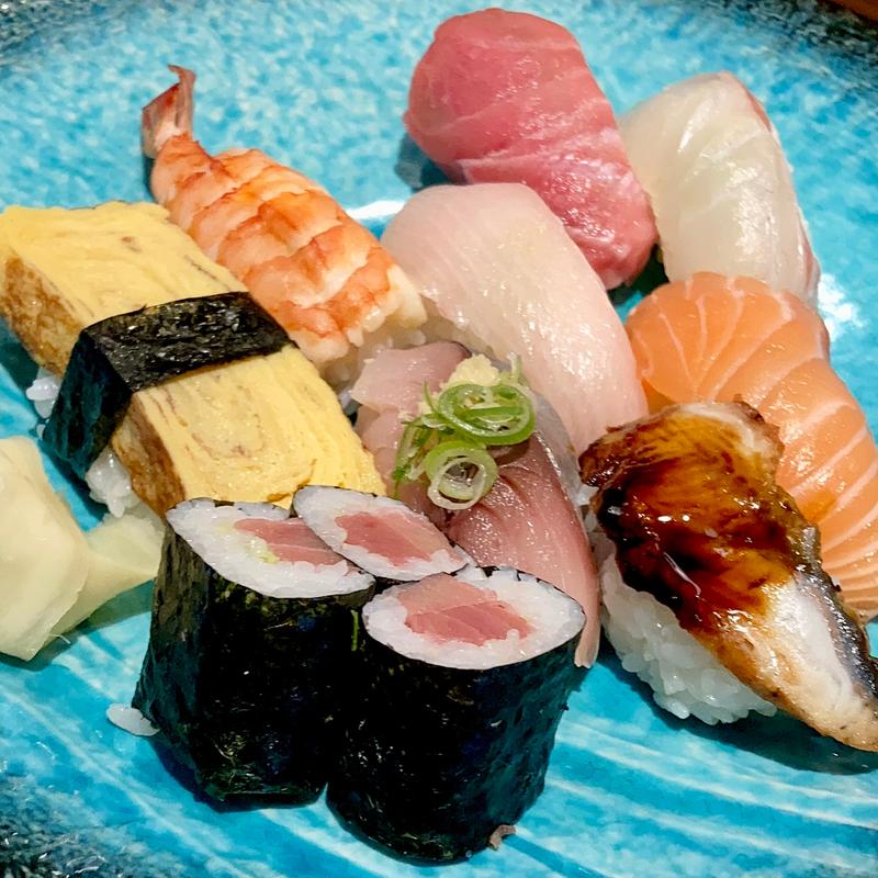 寿司定食(ど根性寿司)