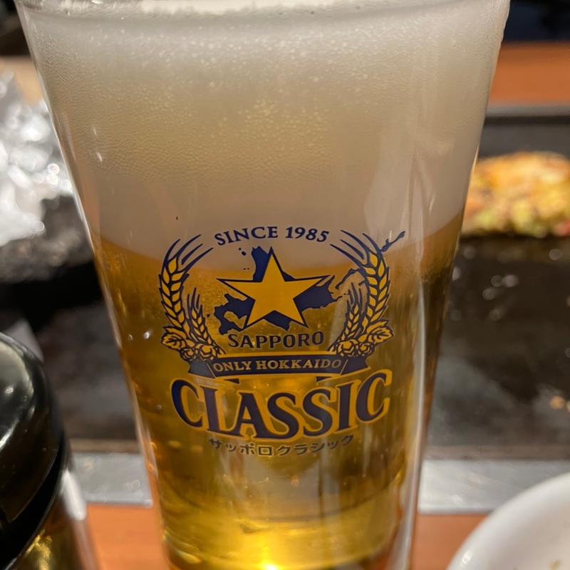 サッポロクラシック(お好み焼･焼そば 風月 イオン札幌平岡店)