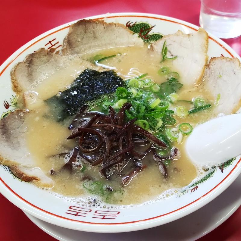 やき豚ラーメン(長浜御殿 堤店)