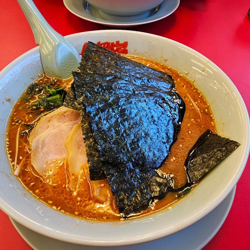 辛味噌ネギチャーシュー麺(山岡家 盛岡インター店)