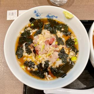 浅草海苔と刻みチャーシューのラーメンスープ茶漬け(淺草來々軒)