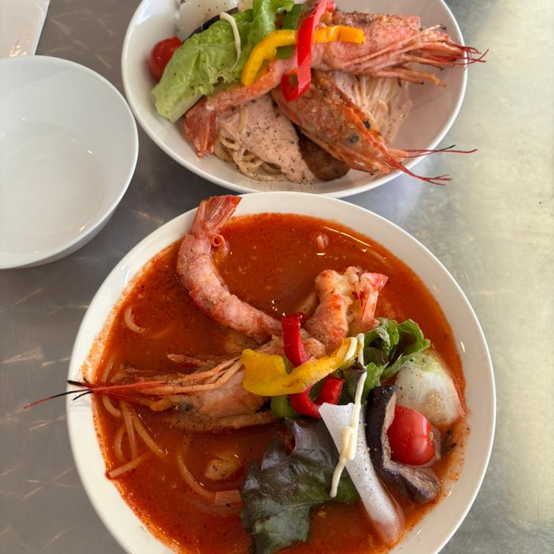 海老トマトスープ(すぱ屋ＤＥＮＶＥＲ)