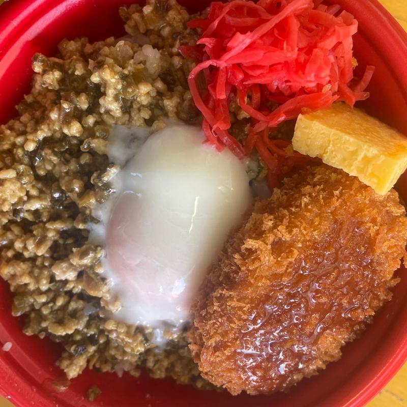 高菜ラー油丼(お弁当屋さん)