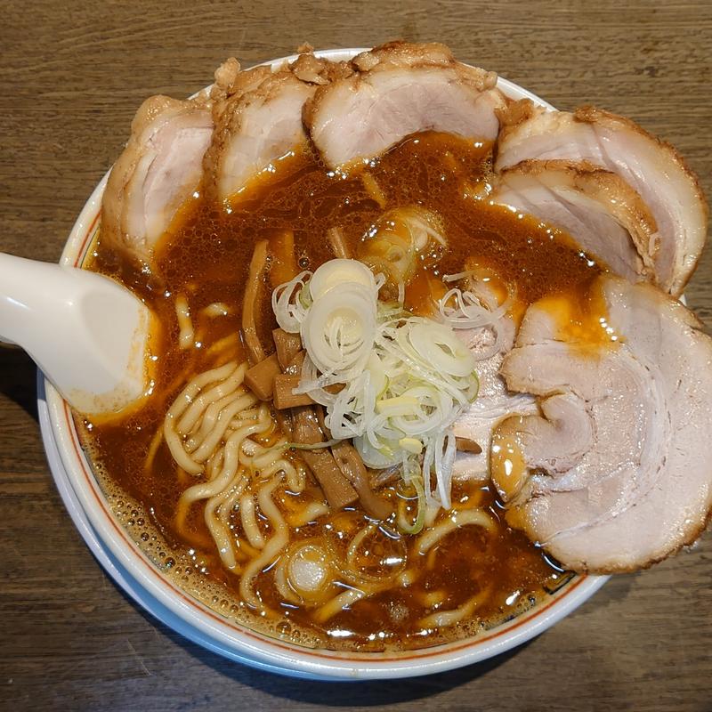 カレー中華+肉(丸 中華そば)