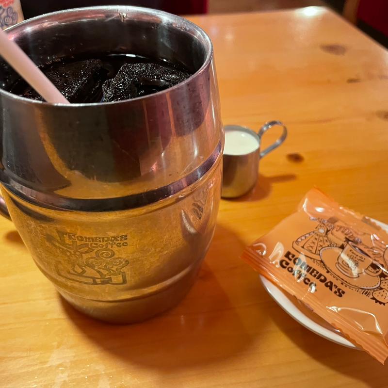 アイスコーヒー(たっぷりサイズ)(コメダ珈琲店 草加店)
