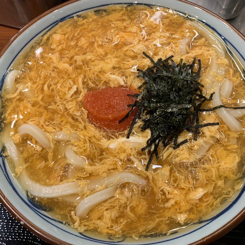 明太玉子あんかけ（大）(丸亀製麺福岡原田)