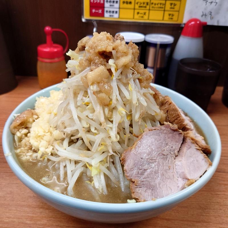 ラーメン並  全マシ  豚+1枚(ラーメン やまや本店)